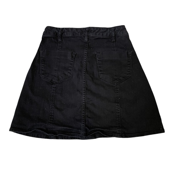 Mossimo Supply Co. Button Front A-Line Denim Skirt - Picture 3 of 5